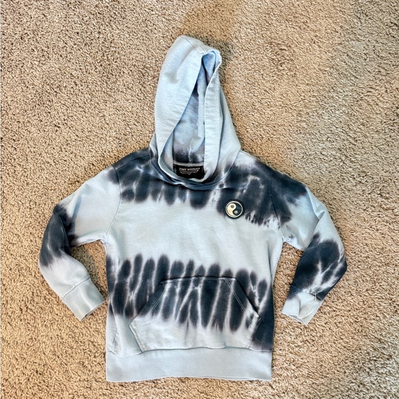 Tiny Whales Toddler Boy Surf Hoodie Blue and Grey size 3T, EUC - Picture 2 of 4